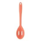 Fusion Twist Silicone Slotted Spoon Coral