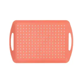 Fusion Twist Non-Slip Tray Coral