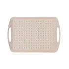 Fusion Twist Non-Slip Tray Grey