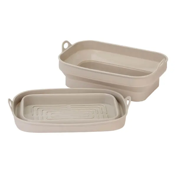 Just The Thing Set of 2 Collapsible Air Fryer Liners