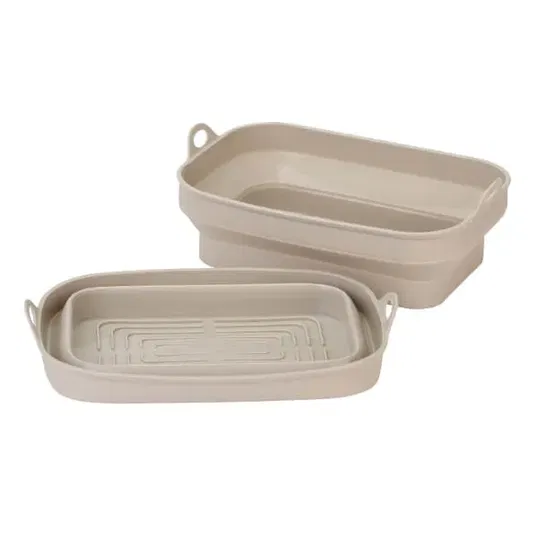 Just The Thing Set of 2 Collapsible Air Fryer Liners