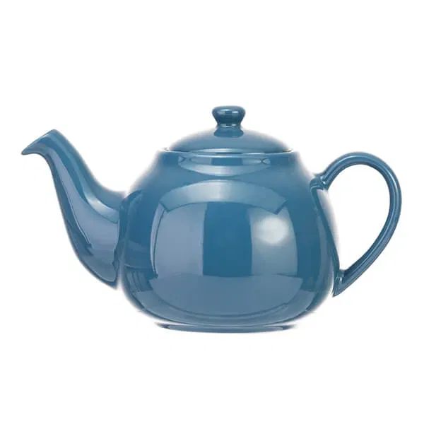 Siip Solid Glaze Dark Blue 6 Cup Teapot