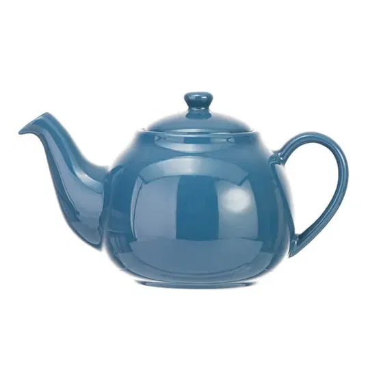 Siip Solid Glaze Dark Blue 6 Cup Teapot