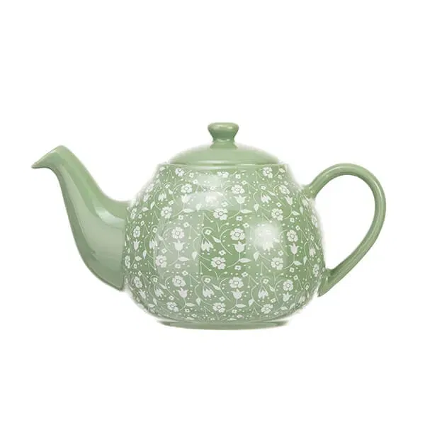 Siip Ditsy Floral 2 Green Cup Teapot