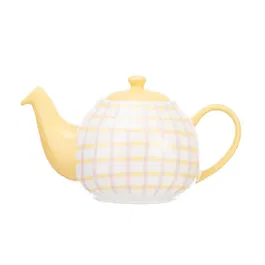 Siip Gingham Pink 2 Cup Teapot