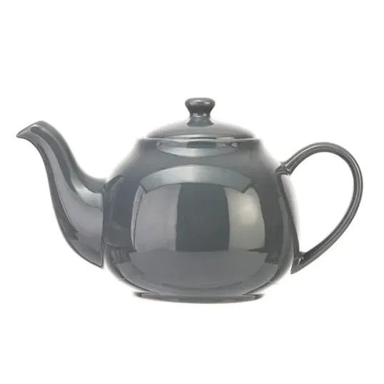Siip Solid Glaze Grey 6 Cup Teapot