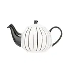 Siip Vertical Stripe Grey 2 Cup Teapot