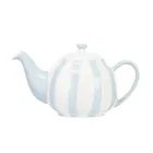 Siip Wide Vertical Stripe Blue 2 Cup Teapot