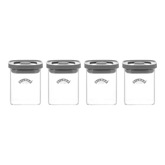 Kilner Fresh Storage 160ml 4 Piece Spice Jar Set
