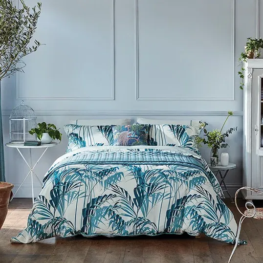 Sanderson Palmhouse Duvet Cover Set Eucalyptus