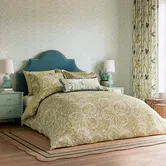 Sanderson for National Trust Tilia Lime Duvet Cover Set Gold