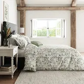 Sanderson Options Wild Angelica Cover Set Silver & Spring Leaf