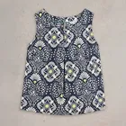 White Stuff Paradise Cotton Vest Navy Print