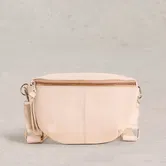 White Stuff Mini Sebby Leather Sling Bag Pale Ivory