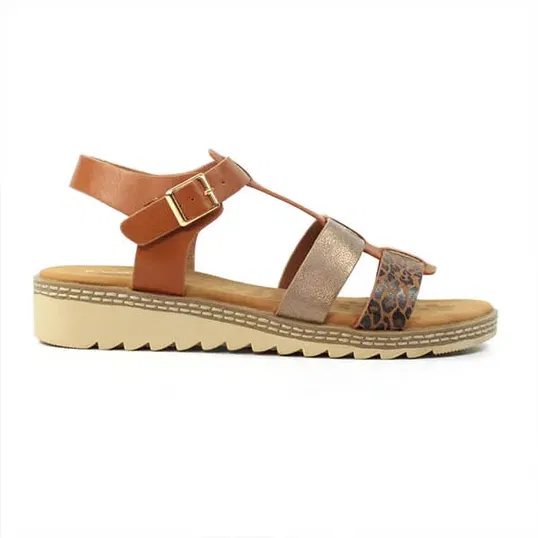 Lunar Jayla Tan Sandals