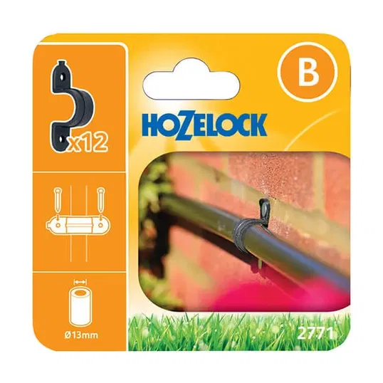 Hozelock Automatic Watering 13mm Wall Clips