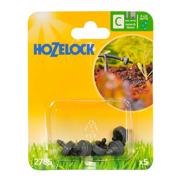 Hozelock Automatic Watering 4LPH End of Line Pressure Compensating Drippers
