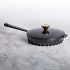 Fireup Cast Iron Black 1.8L Skillet with Lid