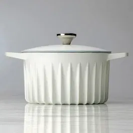 Fireup Cast Iron White 5L Dutch Oven