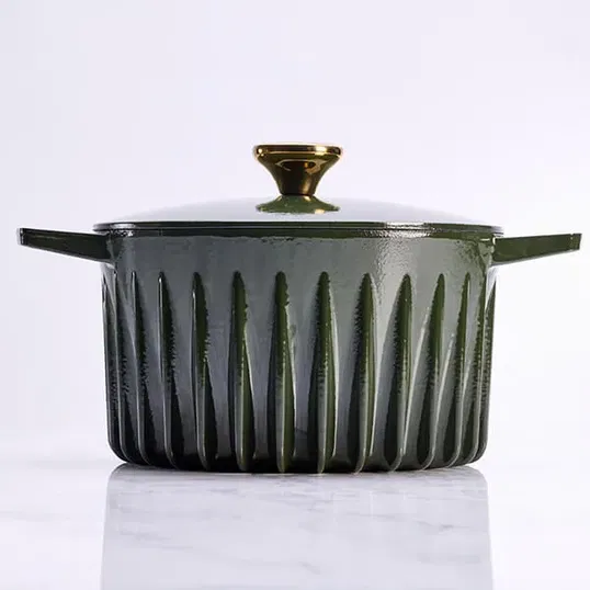 Fireup Cast Iron Olive Green 5L Dutch Oven