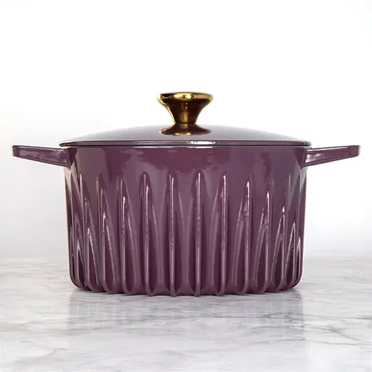 Fireup Cast Iron Purple 5L Dutch Oven