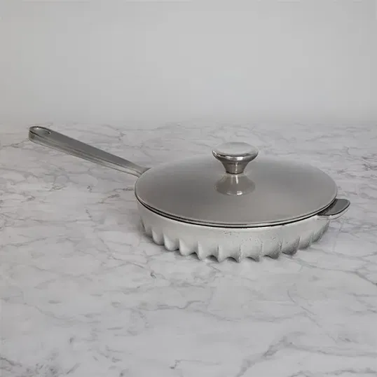 Fireup Cast Iron Gray 1.8L Skillet with Lid