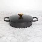 Fireup Cast Iron Black 2L Braiser with Lid