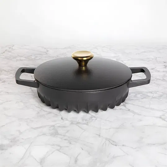 Fireup Cast Iron Black 2L Braiser with Lid