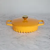 Fireup Cast Iron Yellow 2L Braiser with Lid