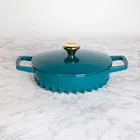 Fireup Cast Iron Teal 2L Braiser with Lid