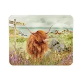National Trust Highland Cattle Medium 30 x 40cm Worktop Protector