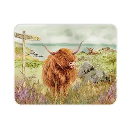 National Trust Highland Cattle Medium 30 x 40cm Worktop Protector