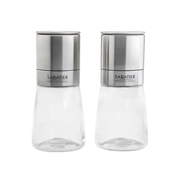 Sabatier Professional Marseille 14cm Set Of 2 Salt & Pepper & Spice Mills