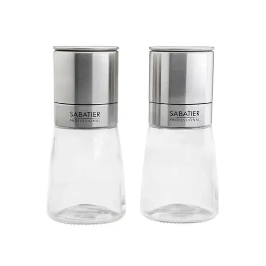 Sabatier Professional Marseille 14cm Set Of 2 Salt & Pepper & Spice Mills