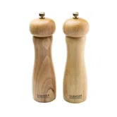 Sabatier Professional Bordeaux 17.5cm Rubberwood Salt & Pepper Mill Set