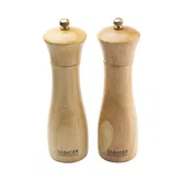 Sabatier Professional Lyon 17.5cm Rubberwood Salt & Pepper Mill Set