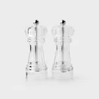 Taylor`s Eye Witness Clear Acrylic 15cm Set Of 2 Salt & Pepper Mills