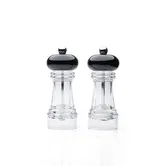 Taylor's Eye Witness Acrylic & Black 15cm Set Of 2 Piece Salt & Pepper Mills