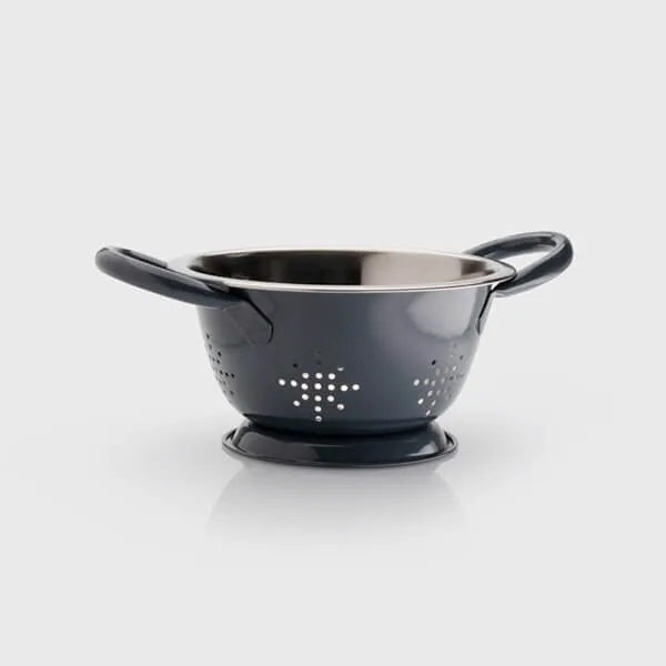 Taylor's Eye Witness Graphite Mini Stainless Steel Colander