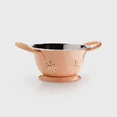 Taylor's Eye Witness Terracotta Clay Mini Stainless Steel Colander
