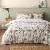 Catherine Lansfield Paradiso Palm Duvet Set Natural