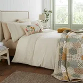 Catherine Lansfield Broderie Anglaise Duvet Set White
