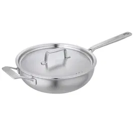 Kuhn Rikon Culinary Fiveply 24cm Uncoated Chef's Pan With Lid