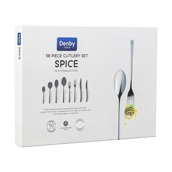Denby Spice 58 Piece Cutlery Set