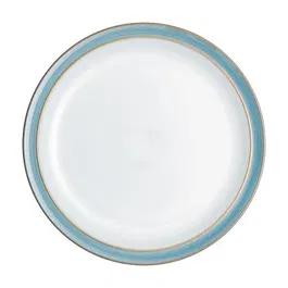 Denby Azure Rimmed Dinner Plate