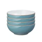 Denby Azure Alt Set Of 4 Coupe Cereal Bowls