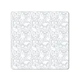 Denby Grey Floral Set Of 6 Placemats
