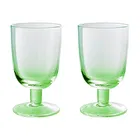 Denby Casual Green Set Of 2 Goblets