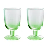 Denby Casual Green Set Of 2 Goblets