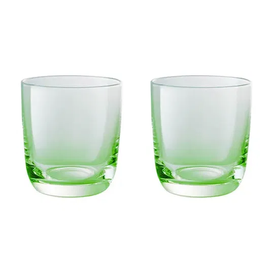 Denby Casual Green Set Of 2 Small Tumblers